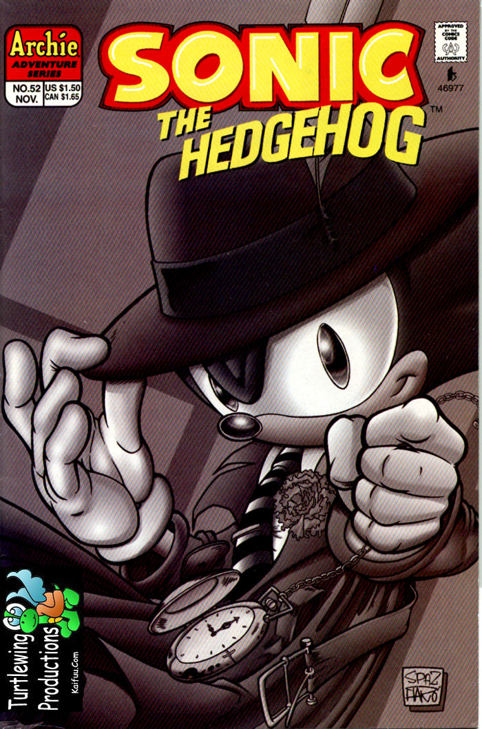 Sonic - Archie Adventure Series November 1997 Comic cover page